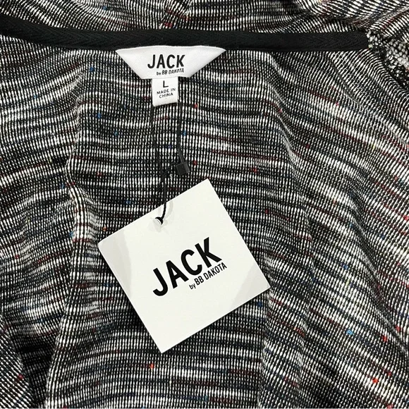 JACK by BB Dakota Gray Blazer Knit Jacket - Picture 10 of 15